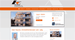 Desktop Screenshot of immo-hauser.com